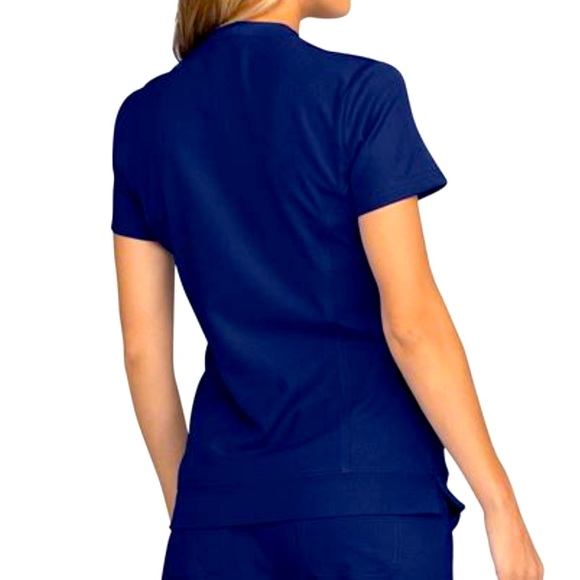 Navy blue xxs heart soul jogger and slit top scrubs excellent condition - Picture 2 of 9
